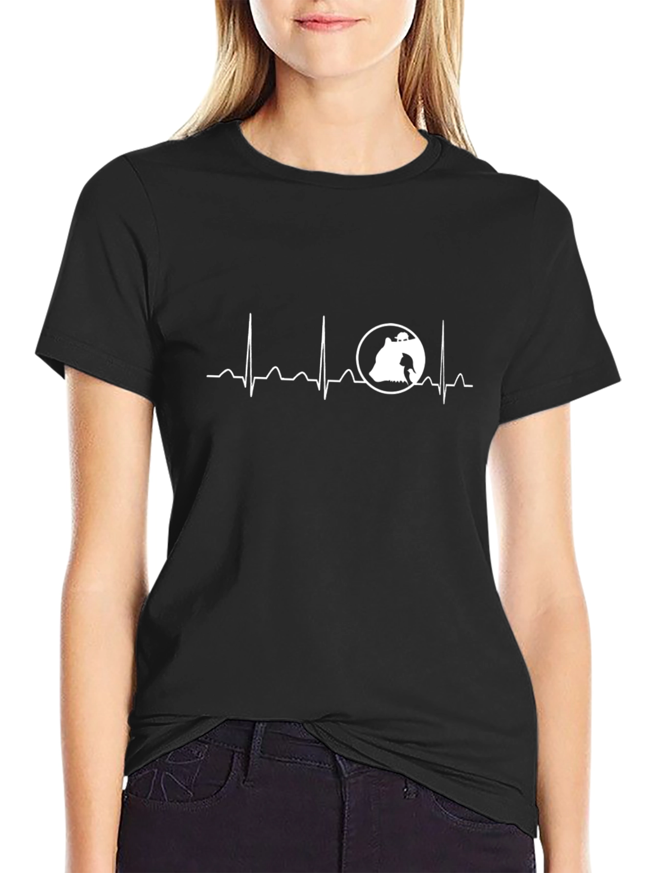 Dog & Cat Heartbeat T-Shirt - Pet Lover Tee