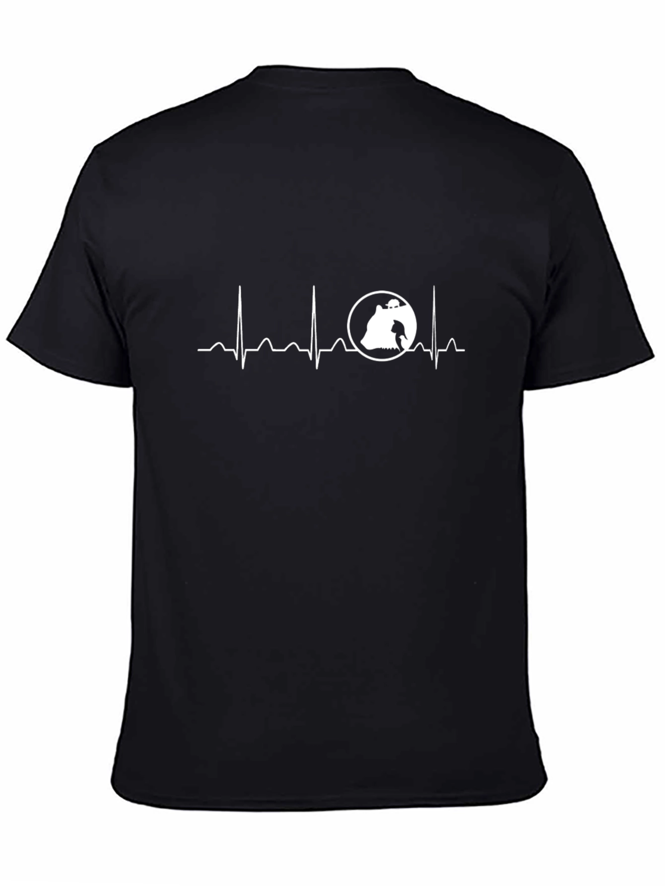 Dog & Cat Heartbeat T-Shirt - Pet Lover Tee