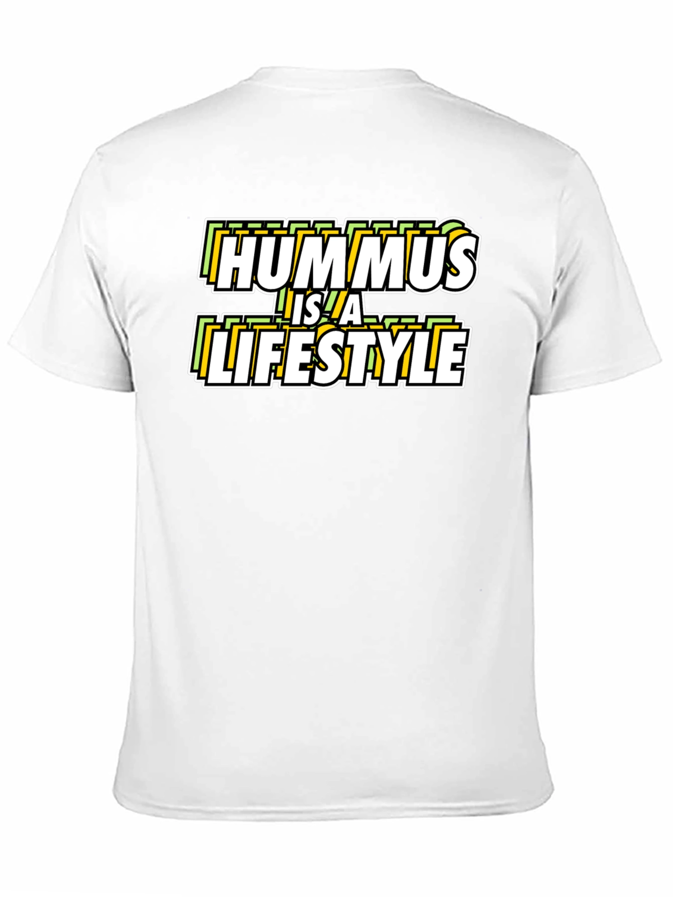 Hummus Is a Lifestyle Black Graphic Tee