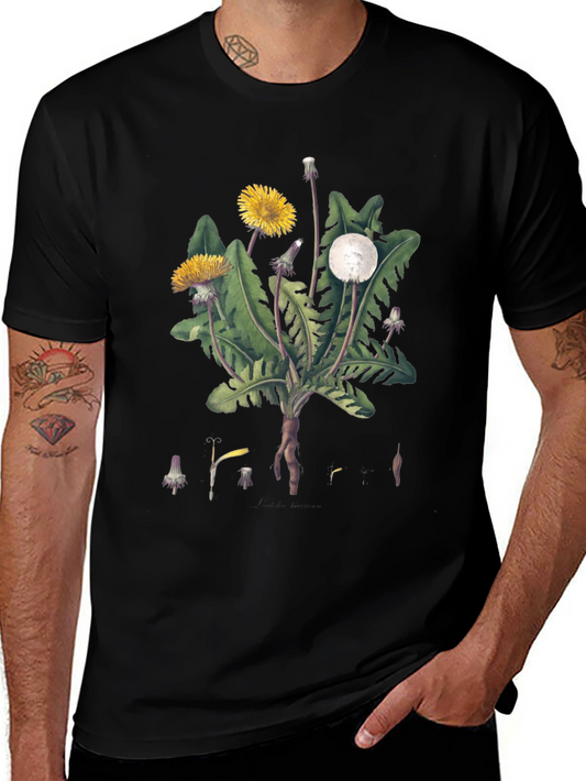 Dandelion Graphic Tee - Nature Inspired Design