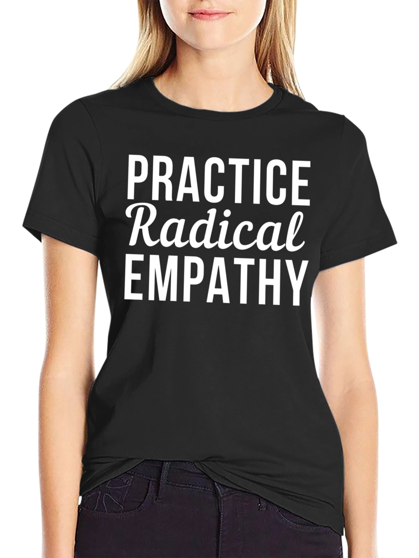 Radical Empathy Graphic Tee - Mens Black Shirt