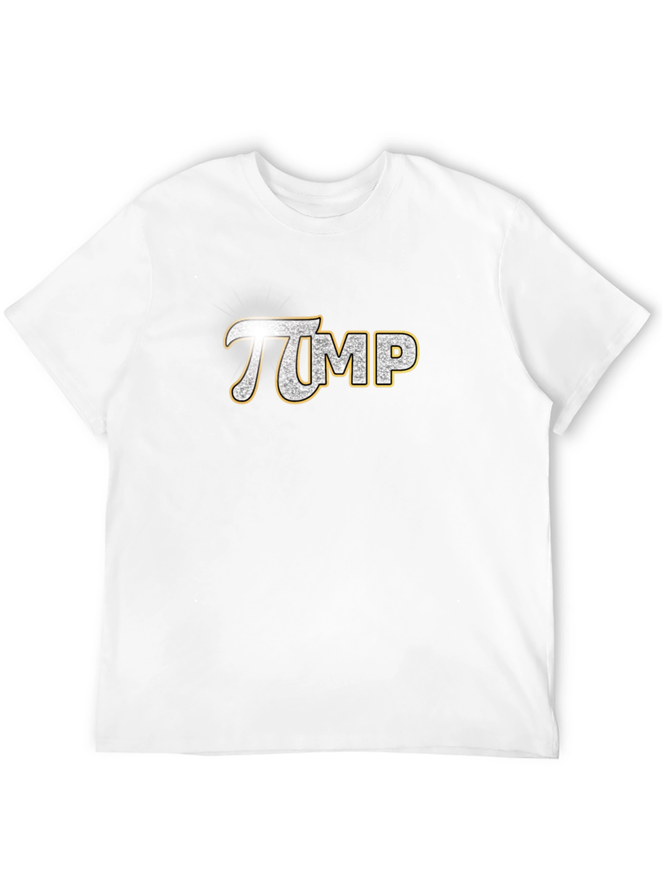 πMP Sparkle Graphic Tee - Soft Black Cotton Shirt