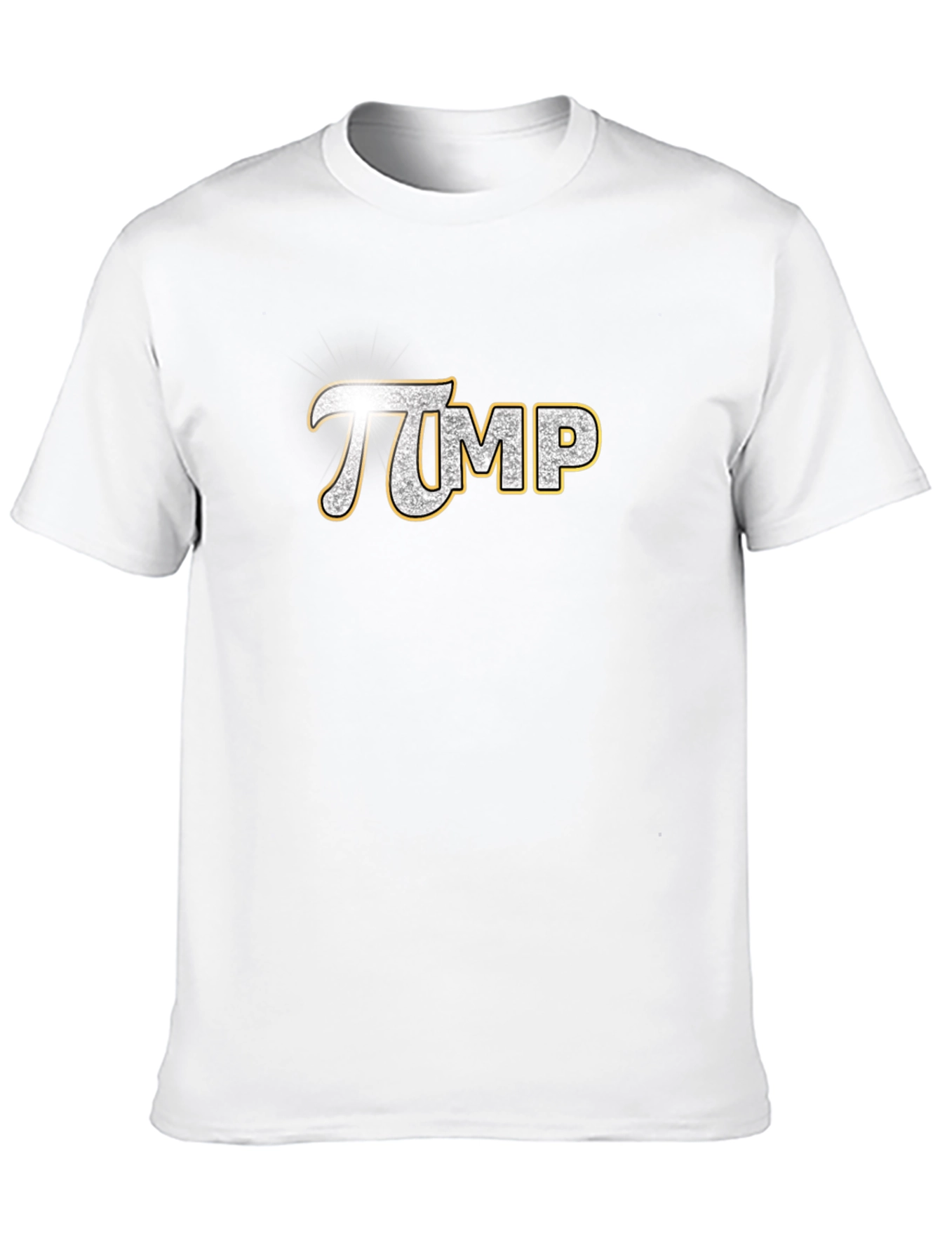 πMP Sparkle Graphic Tee - Soft Black Cotton Shirt