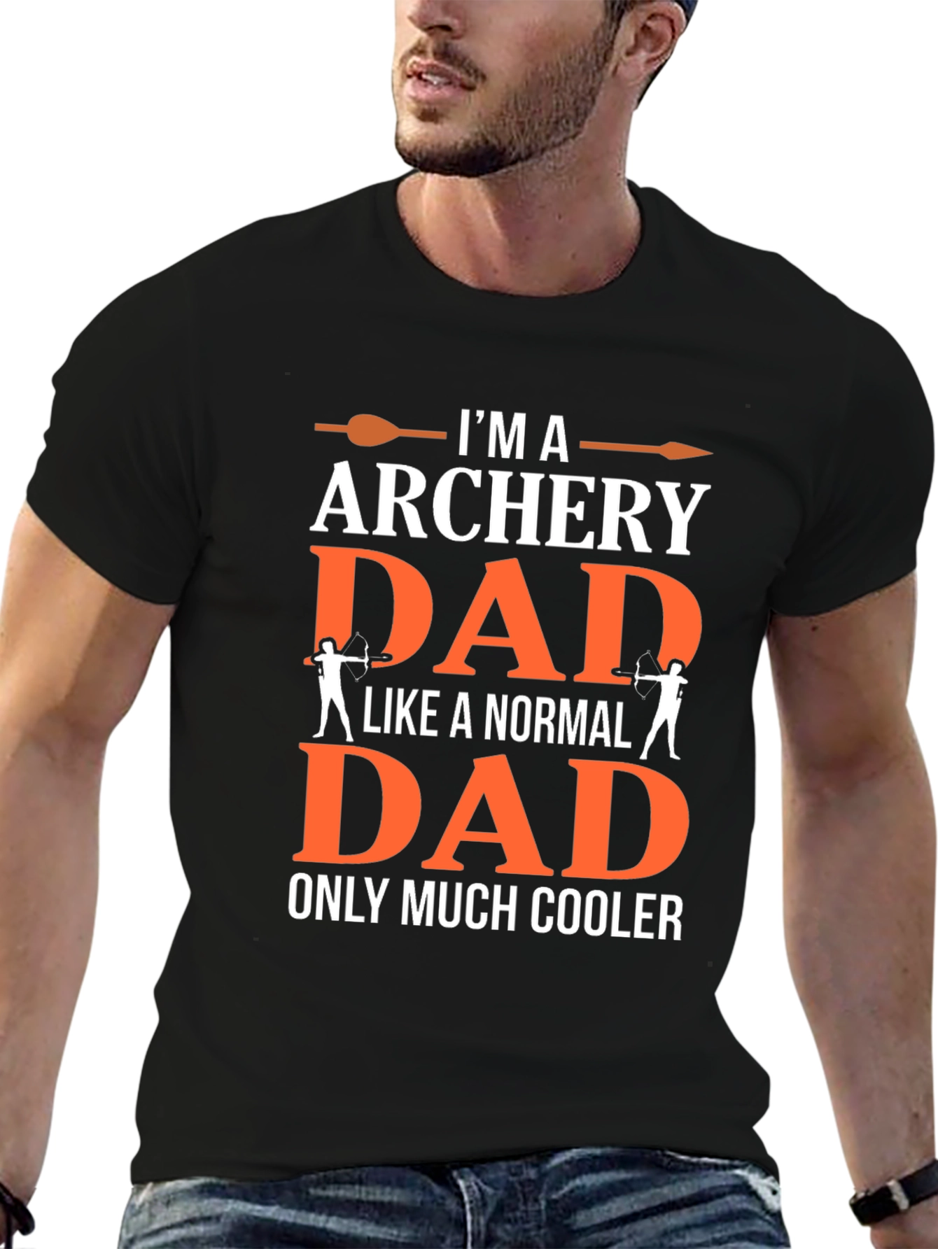 Archery Dad T-Shirt - Cool Fathers Day Gift