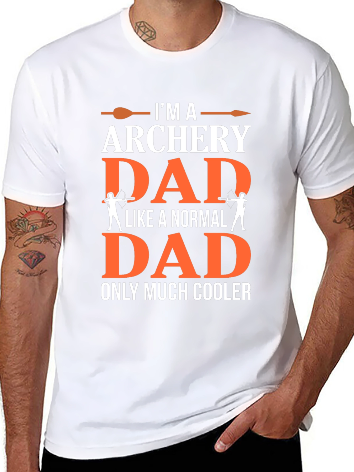 Archery Dad T-Shirt - Cool Fathers Day Gift