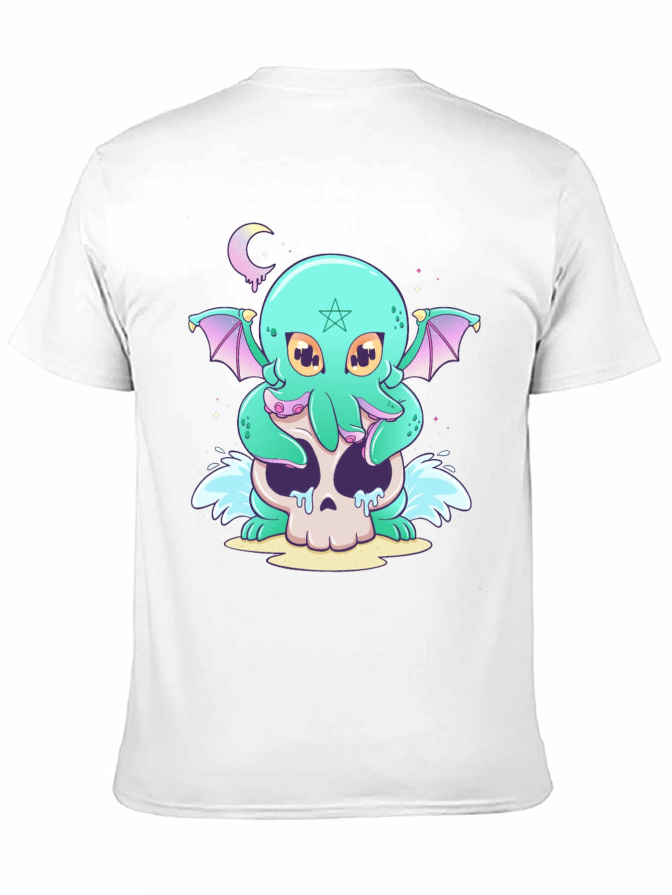 Cthulhu Skull Graphic Tee - Unique Design