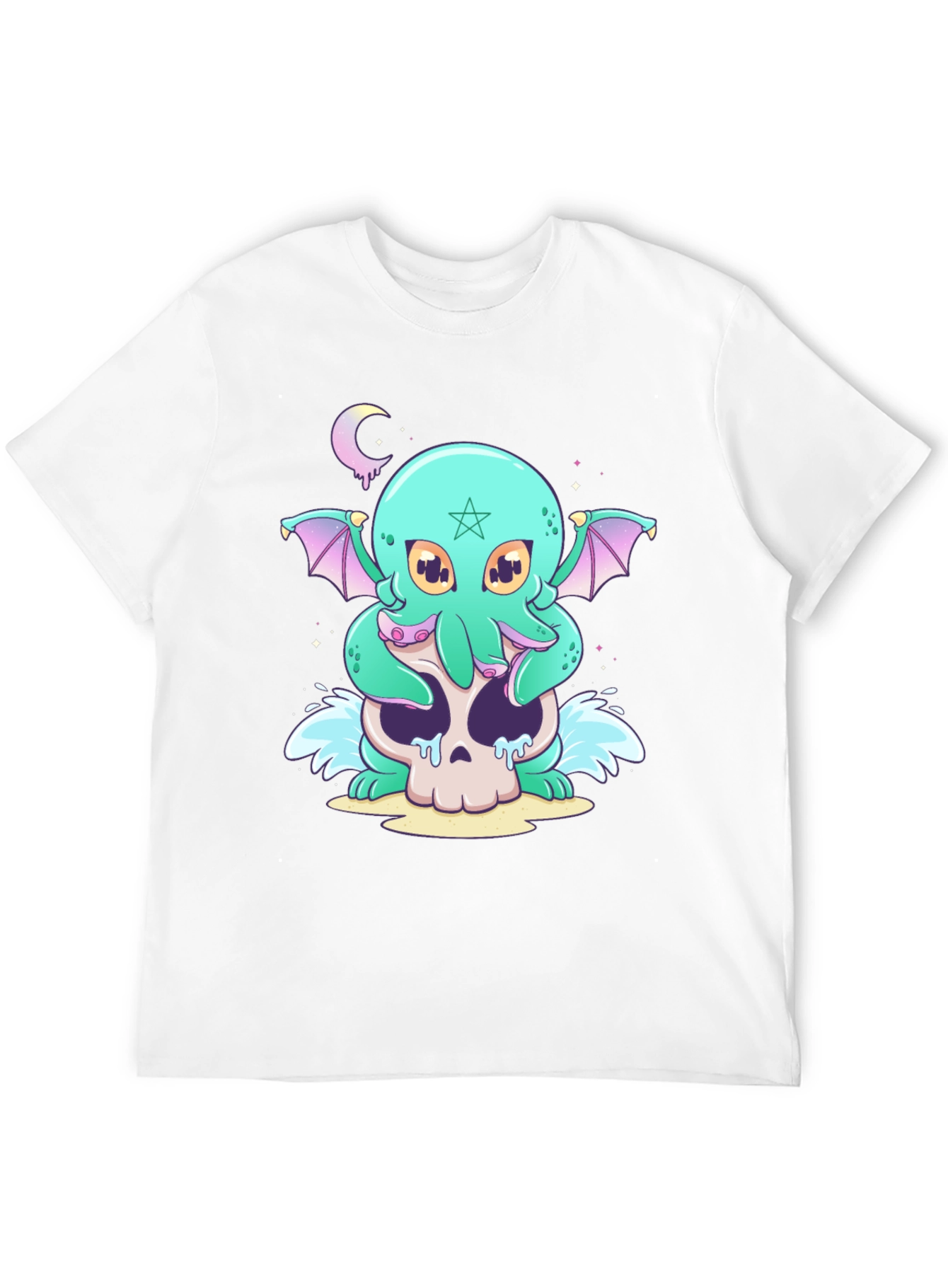 Cthulhu Skull Graphic Tee - Unique Design