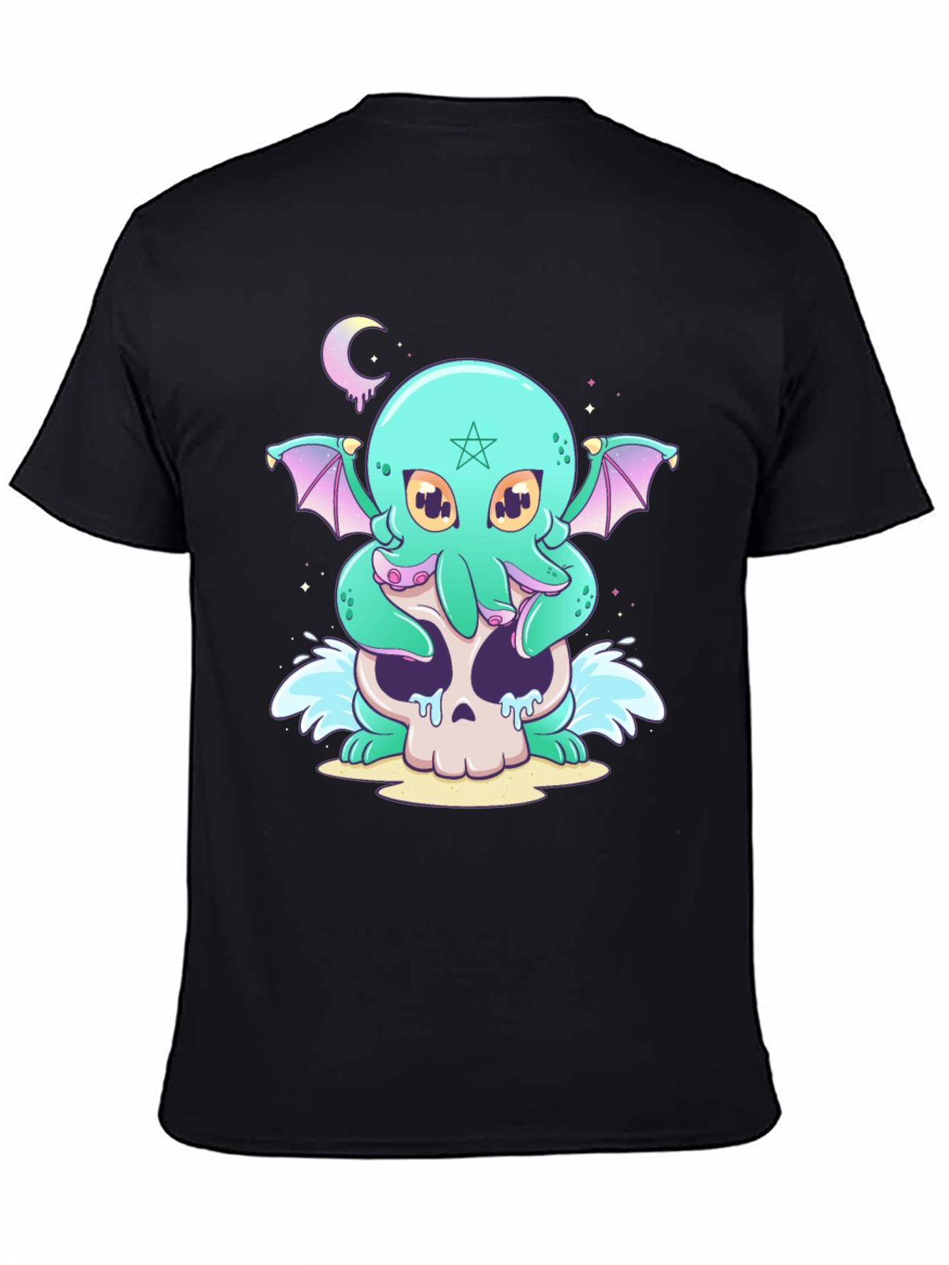 Cthulhu Skull Graphic Tee - Unique Design