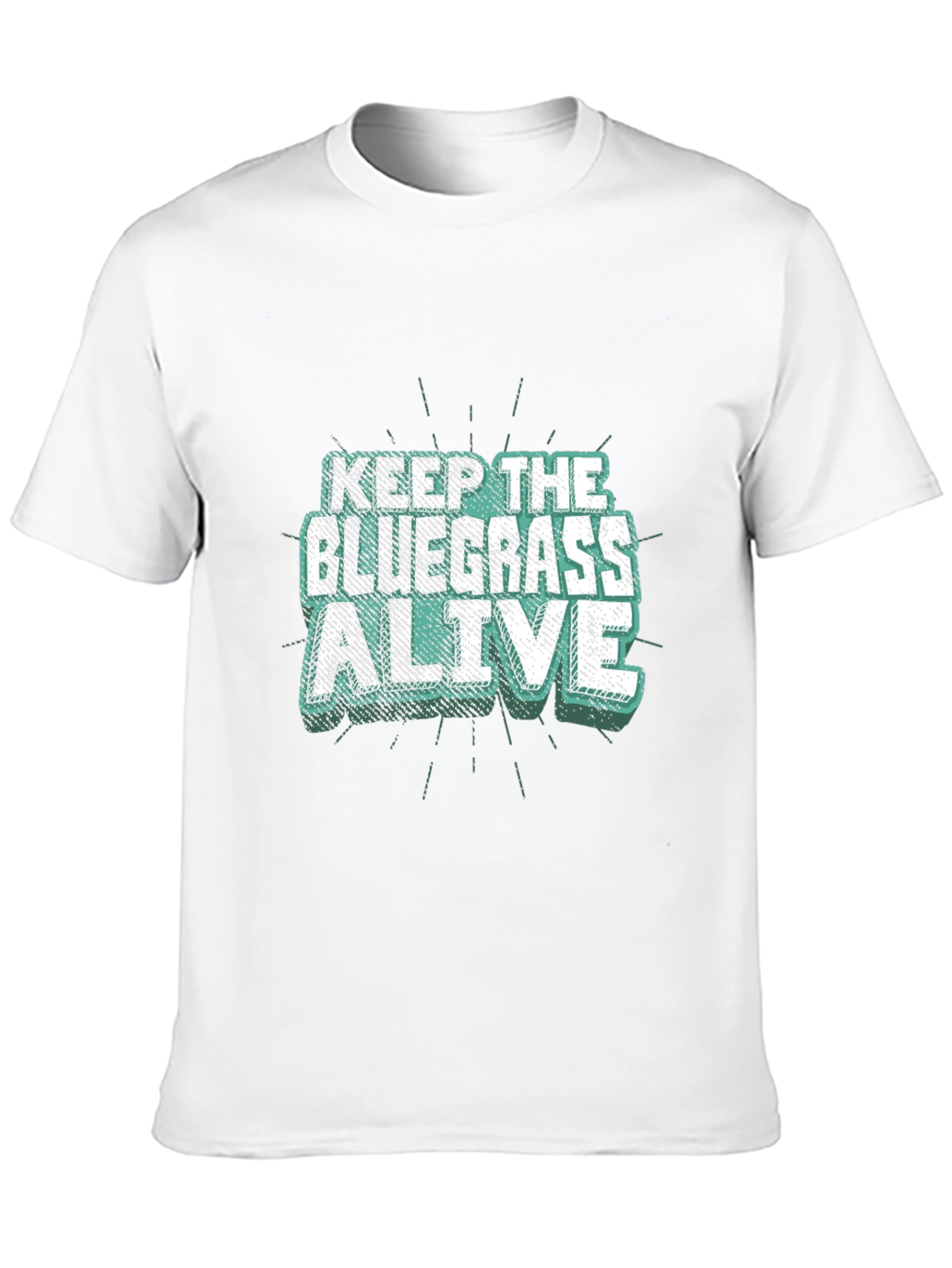 Keep The Bluegrass Alive Black T-Shirt