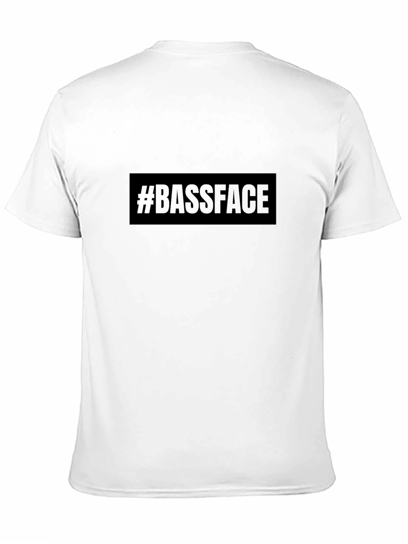 Bassface Graphic Tee - Black Cotton T-Shirt