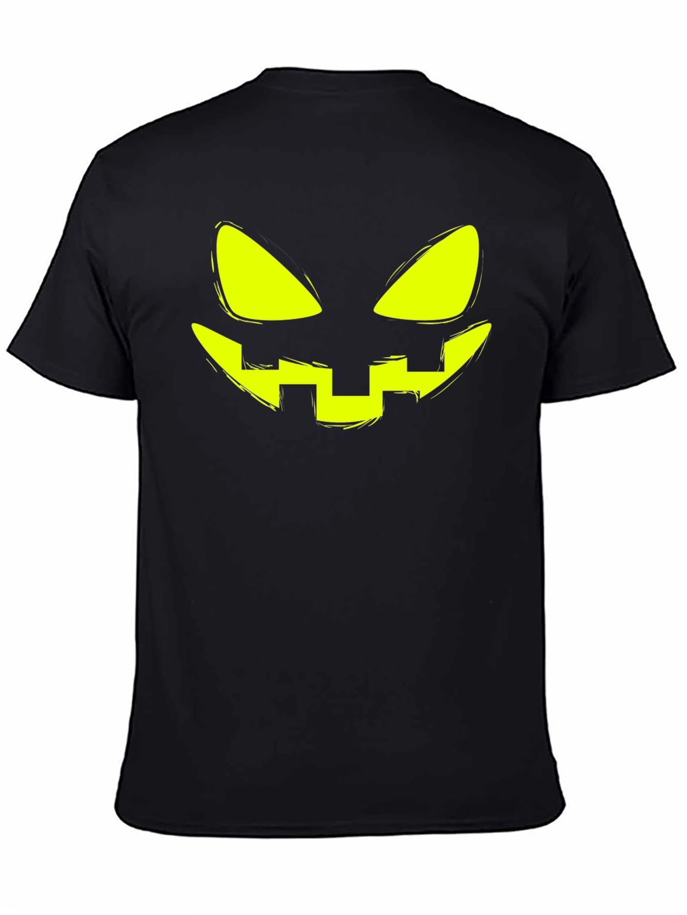 Halloween Pumpkin Face Graphic T-Shirt