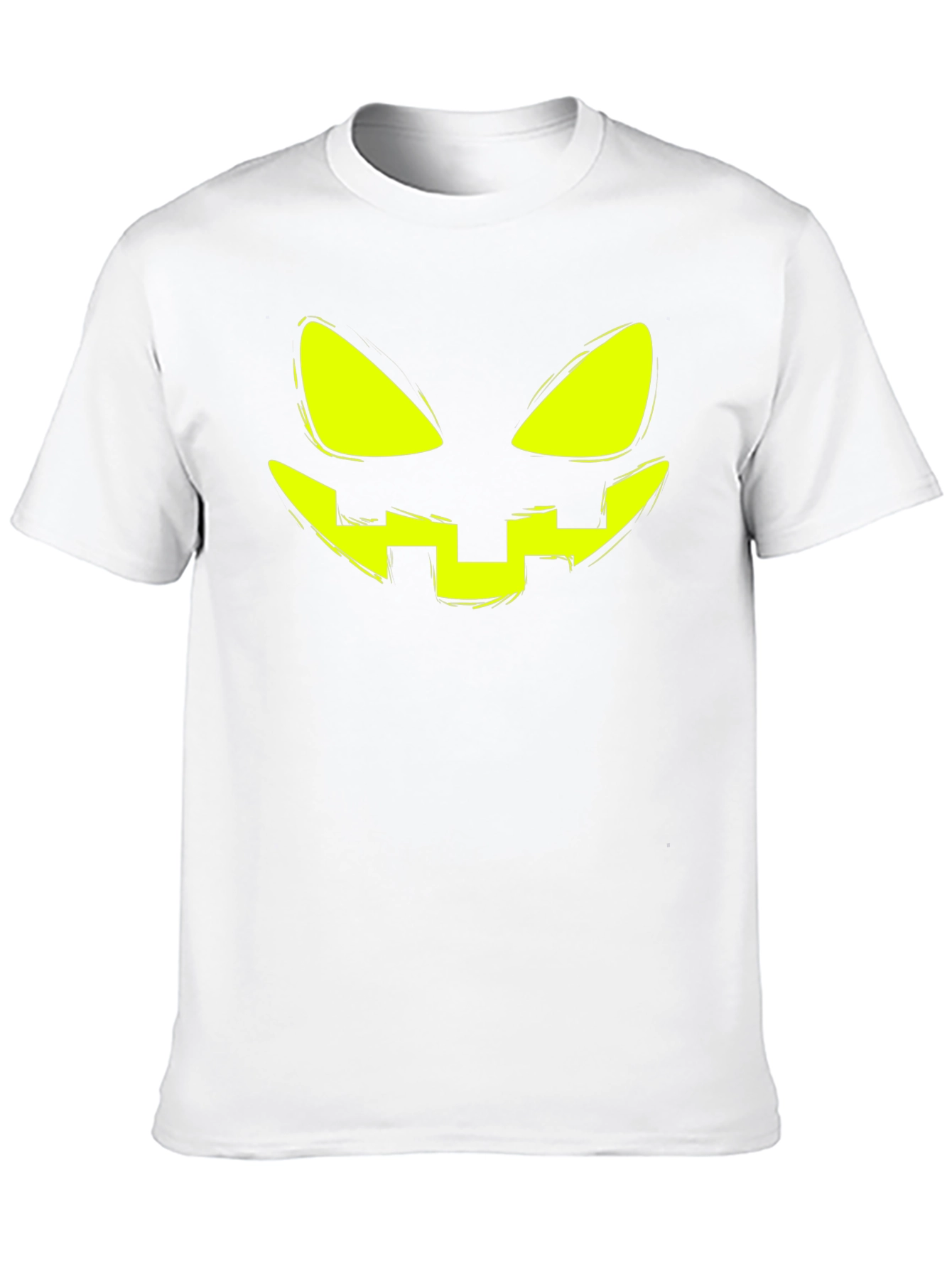 Halloween Pumpkin Face Graphic T-Shirt