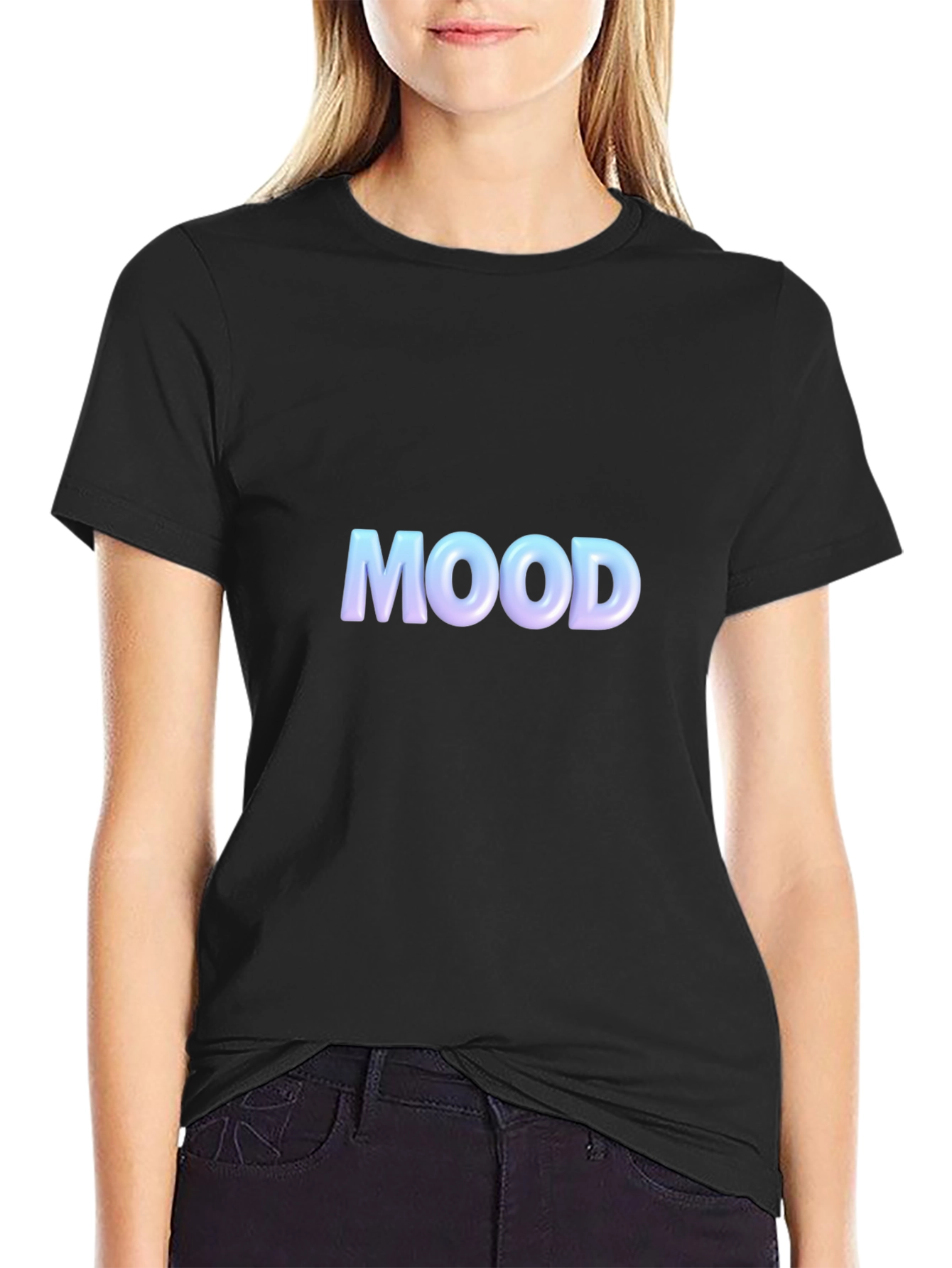 Mood T-Shirt Graphic Tee Casual Wear