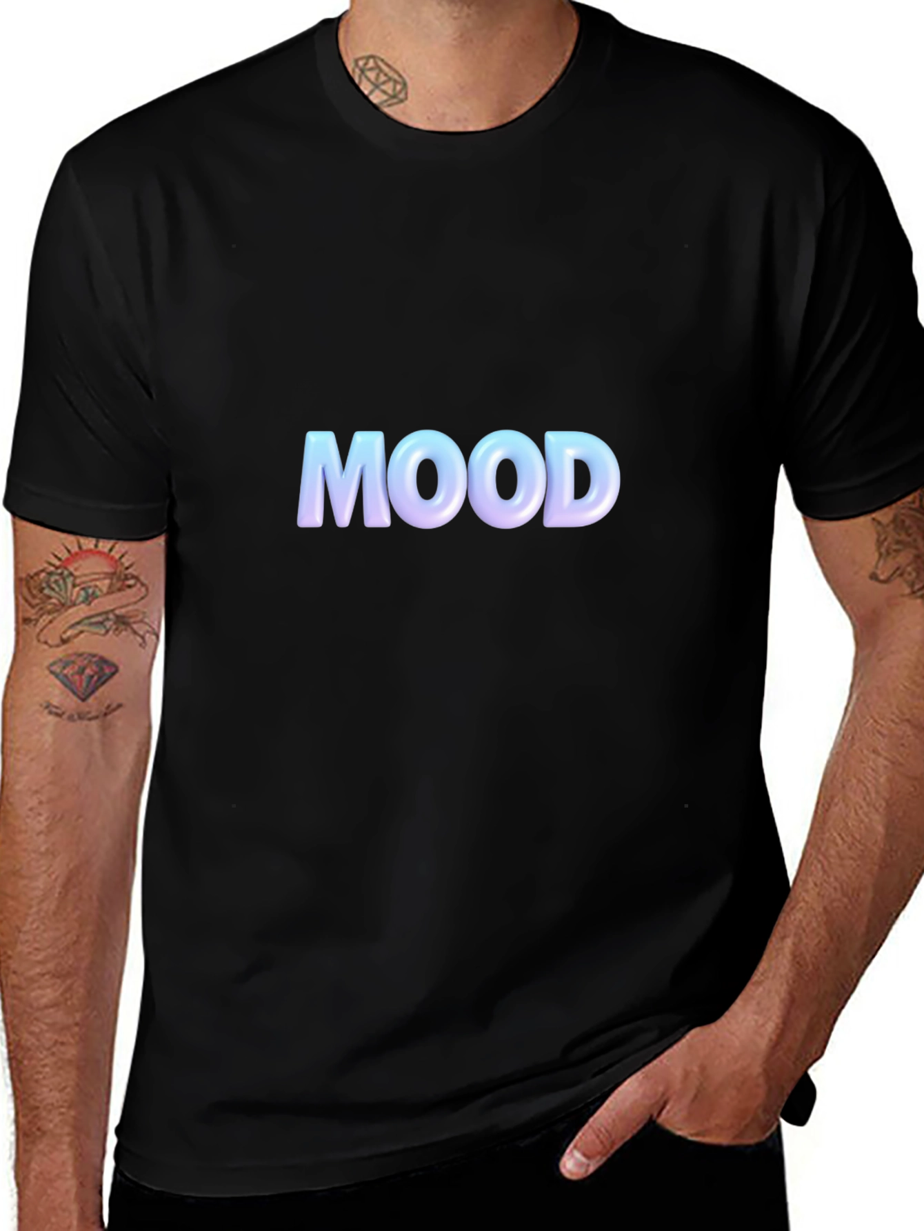 Mood T-Shirt Graphic Tee Casual Wear