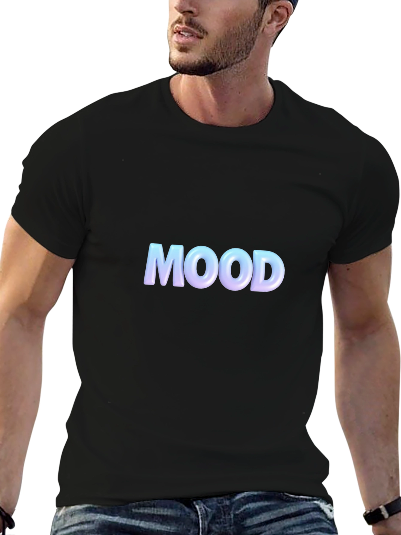 Mood T-Shirt Graphic Tee Casual Wear