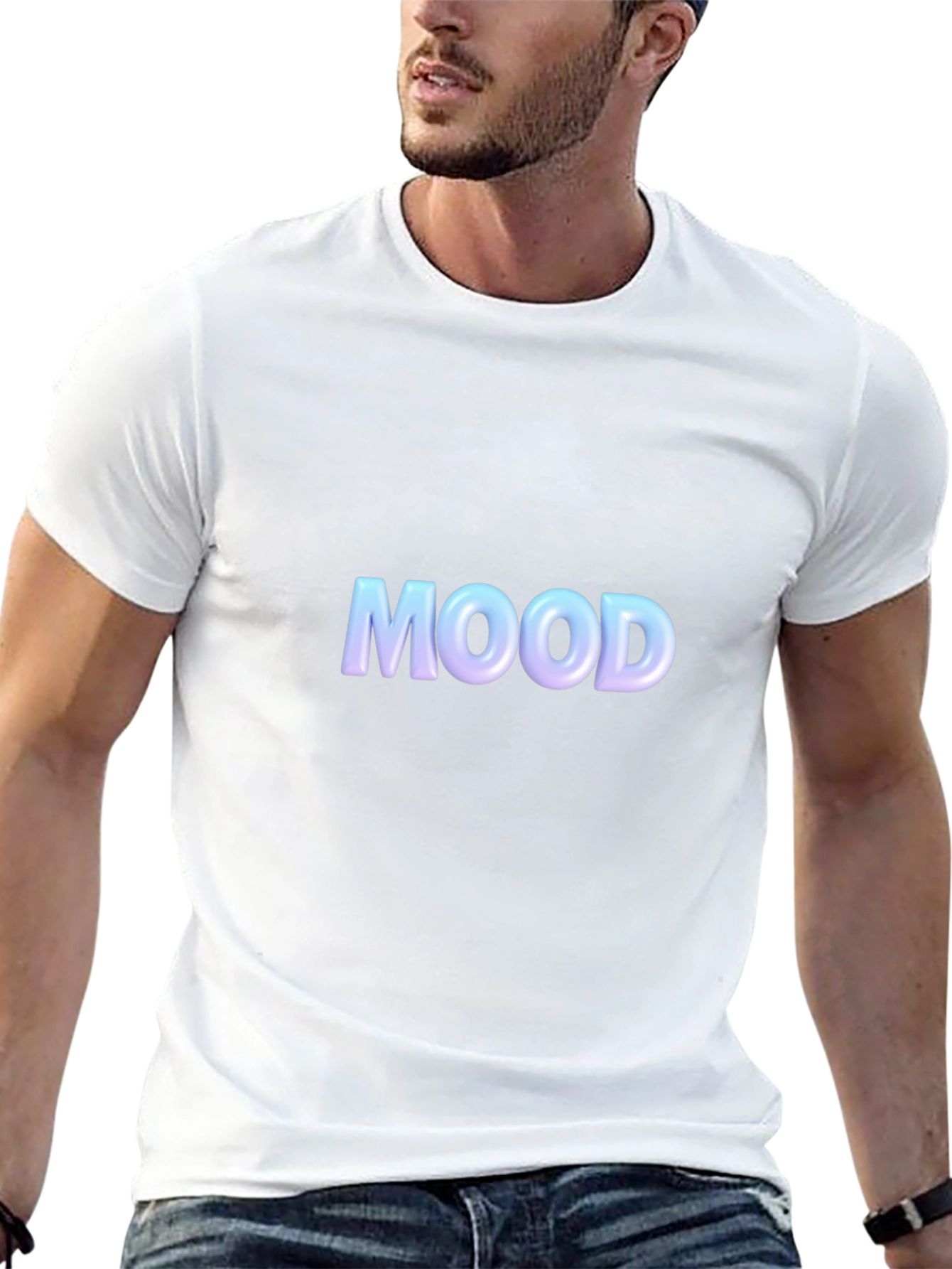 Mood T-Shirt Graphic Tee Casual Wear