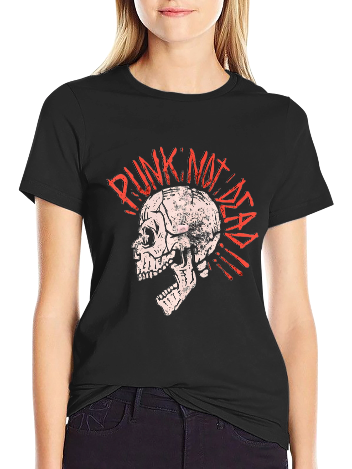 Punk Not Dead Skull T-Shirt