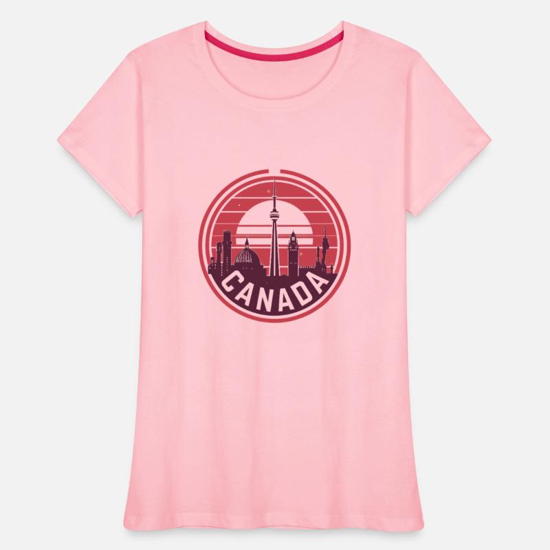 Canada Skyline Vintage Style