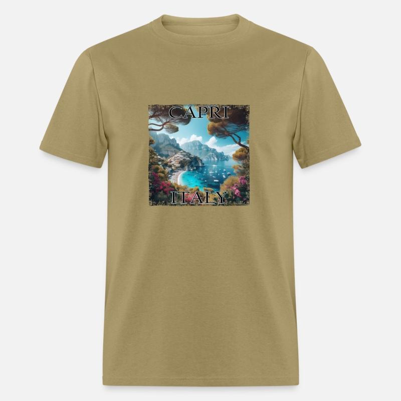 Capri coast Italy Mediterranean island landscape