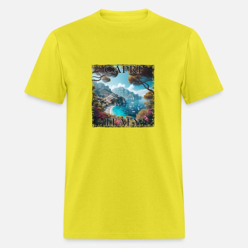 Capri coast Italy Mediterranean island landscape