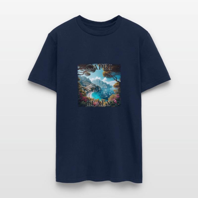 Capri coast Italy Mediterranean island landscape