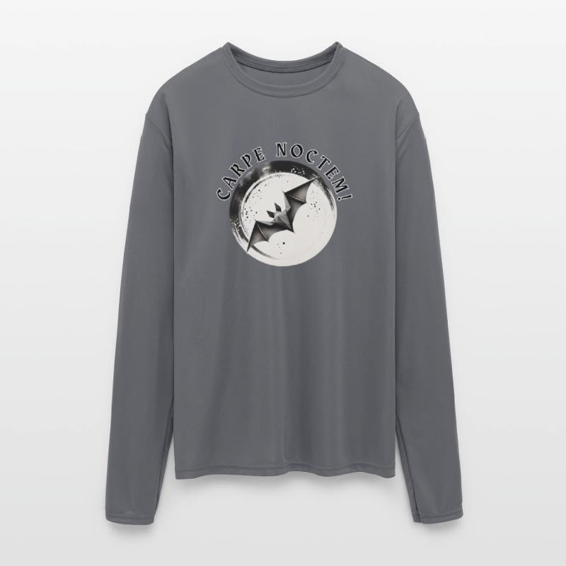 Carpe Noctem! Seize the Night - Bat on the Moon.