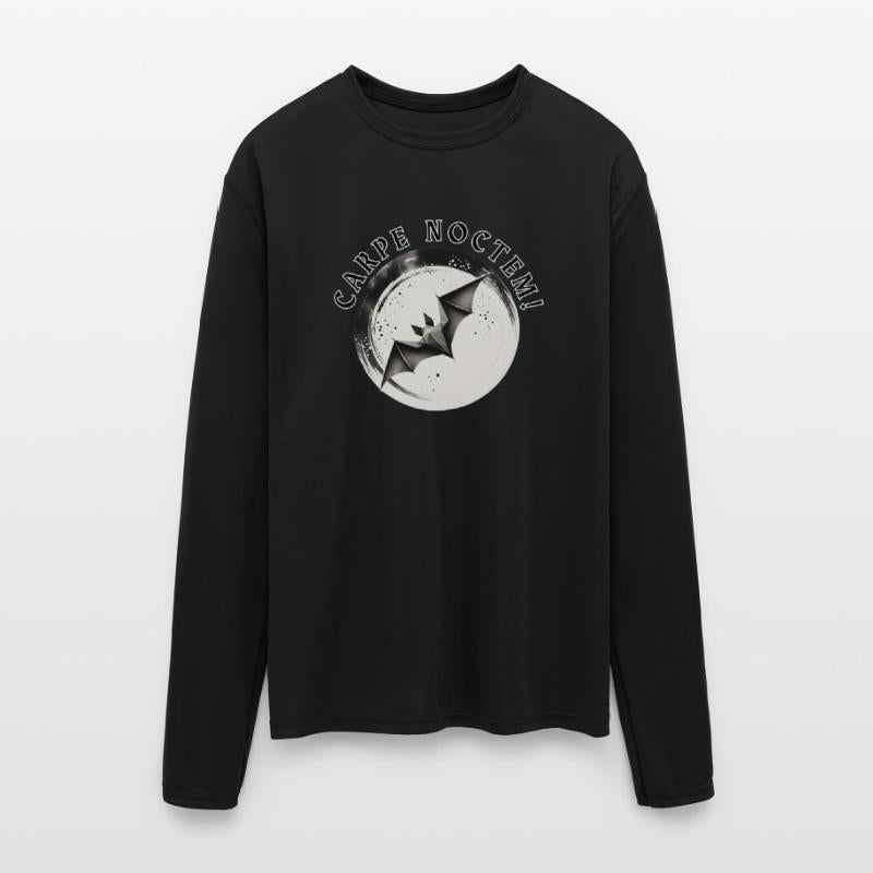 Carpe Noctem! Seize the Night - Bat on the Moon.