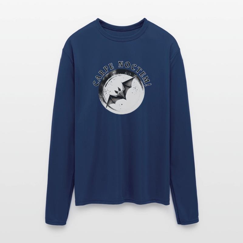 Carpe Noctem! Seize the Night - Bat on the Moon.