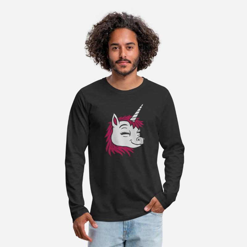 Cartoon face happy unicorn