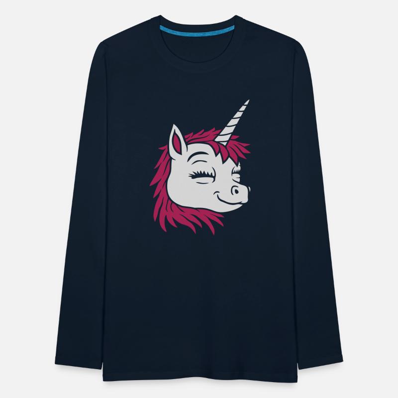 Cartoon face happy unicorn