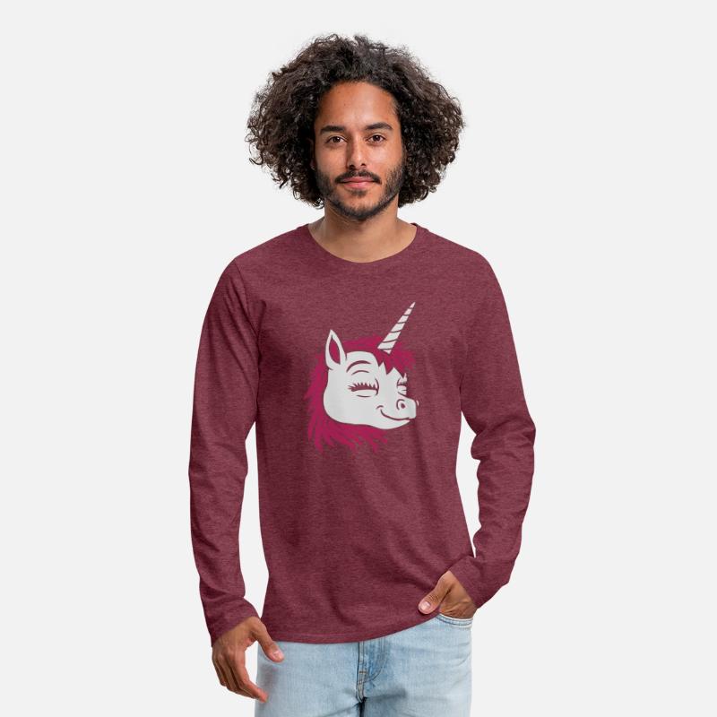 Cartoon face happy unicorn