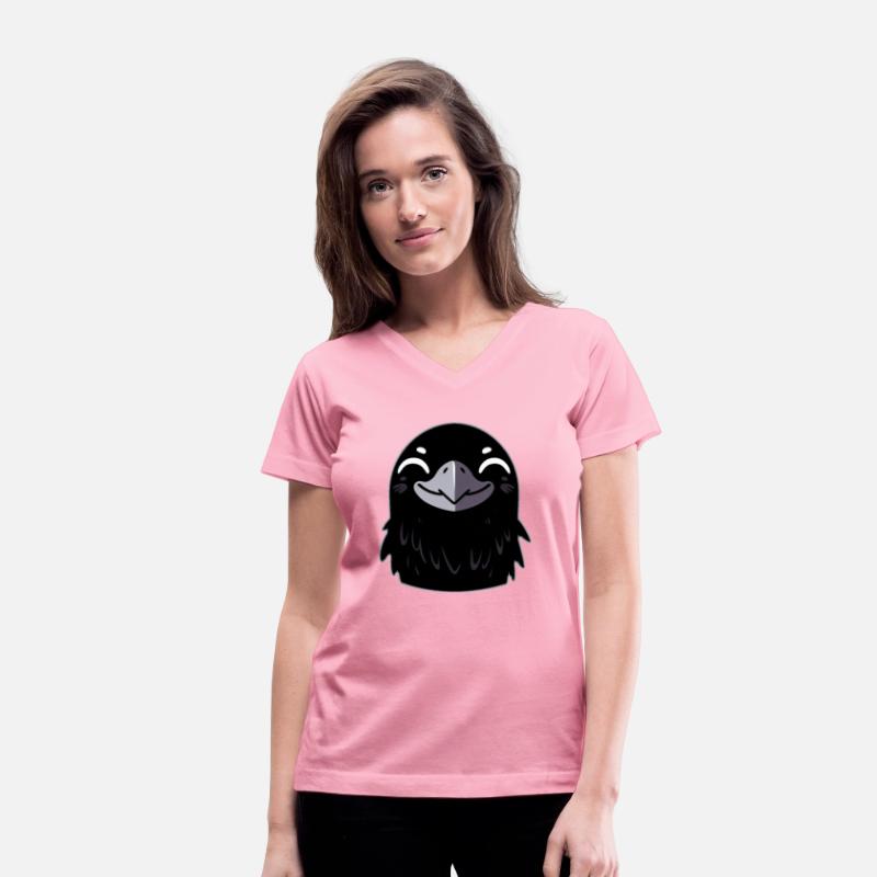 Cartoon Raven - Smiling