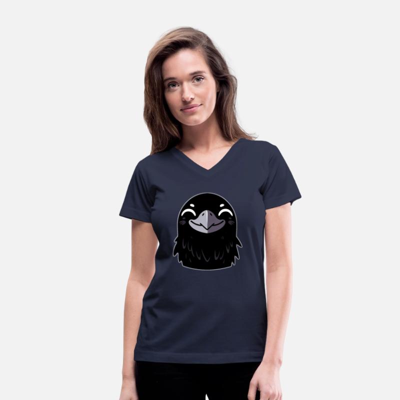 Cartoon Raven - Smiling