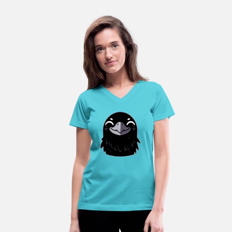 Cartoon Raven - Smiling