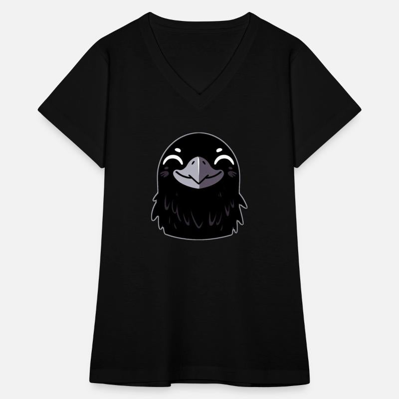 Cartoon Raven - Smiling
