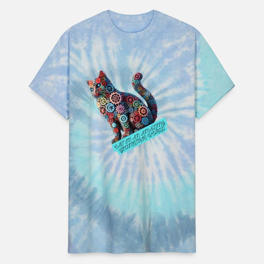 Cat in an amazing geometric world