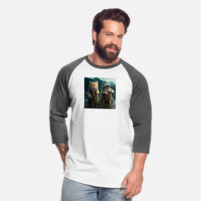 Cats that are standing in the water