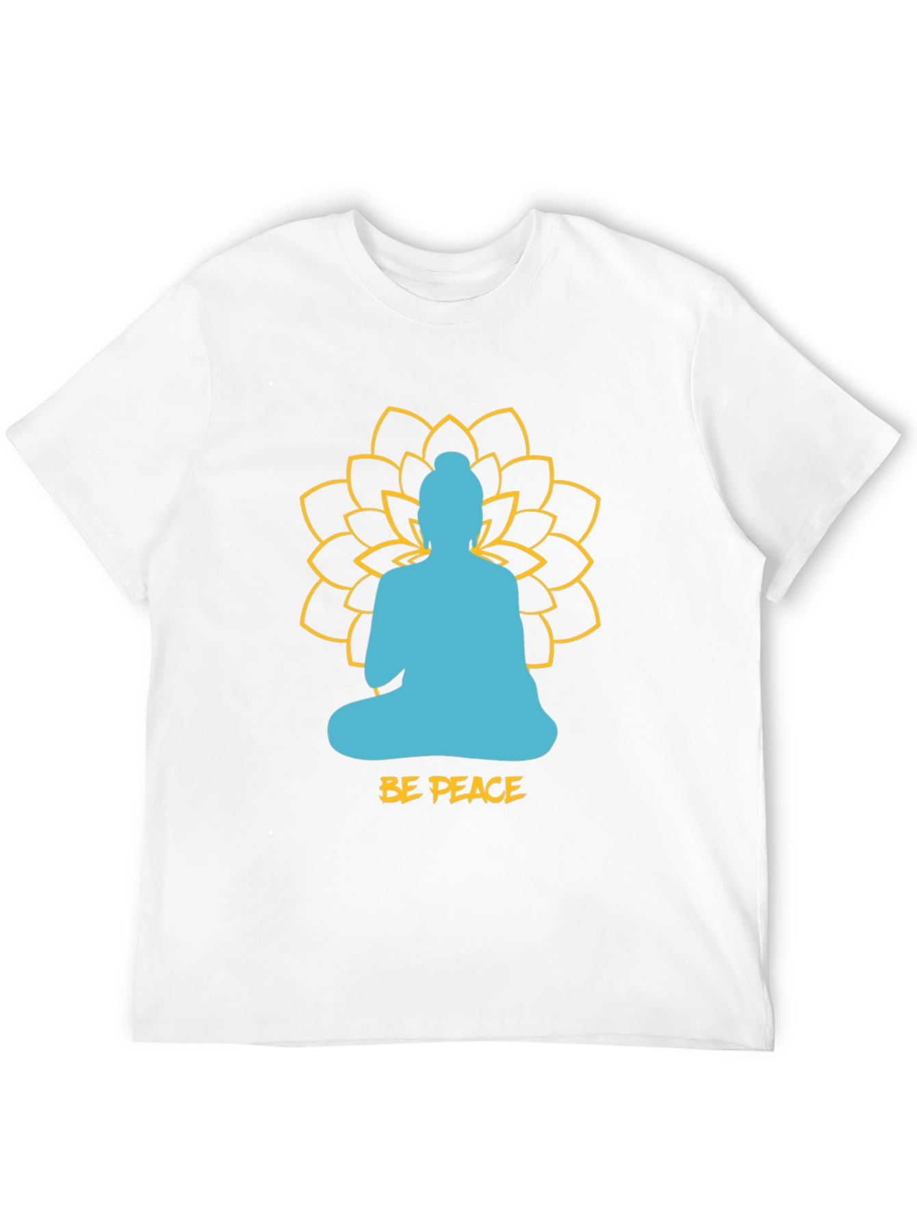 Be Peace Buddha Graphic Tee - Relaxed Fit