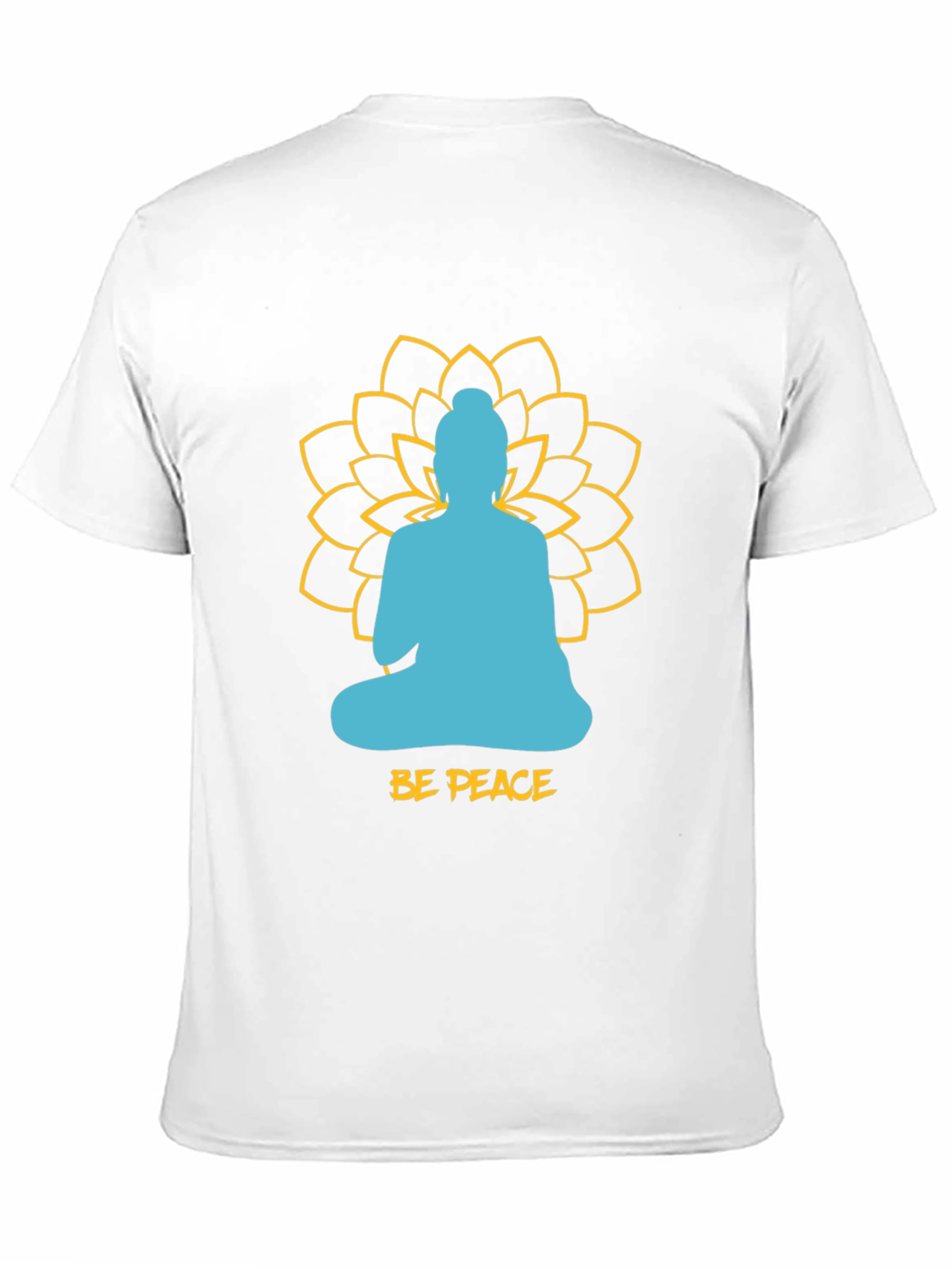 Be Peace Buddha Graphic Tee - Relaxed Fit