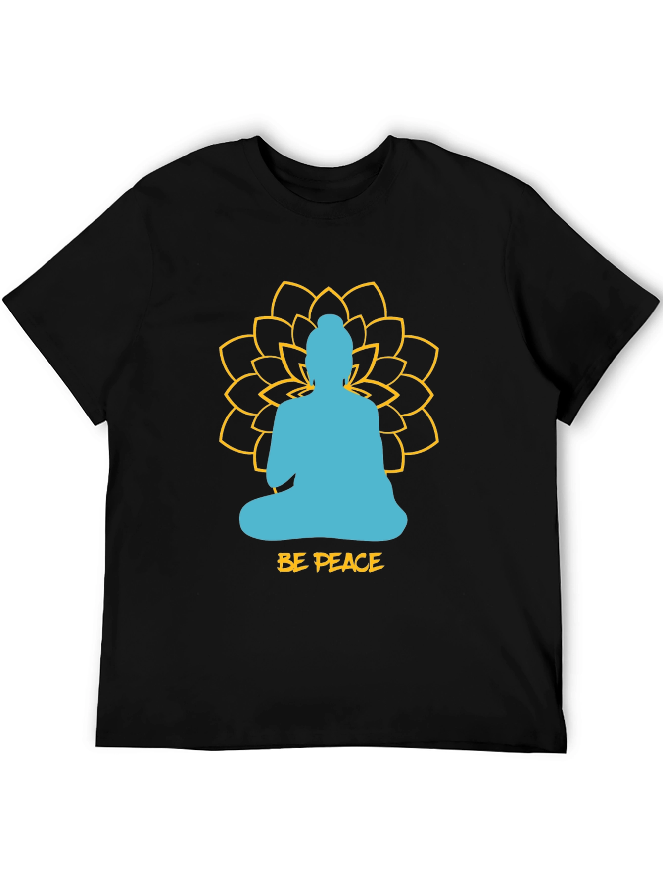 Be Peace Buddha Graphic Tee - Relaxed Fit