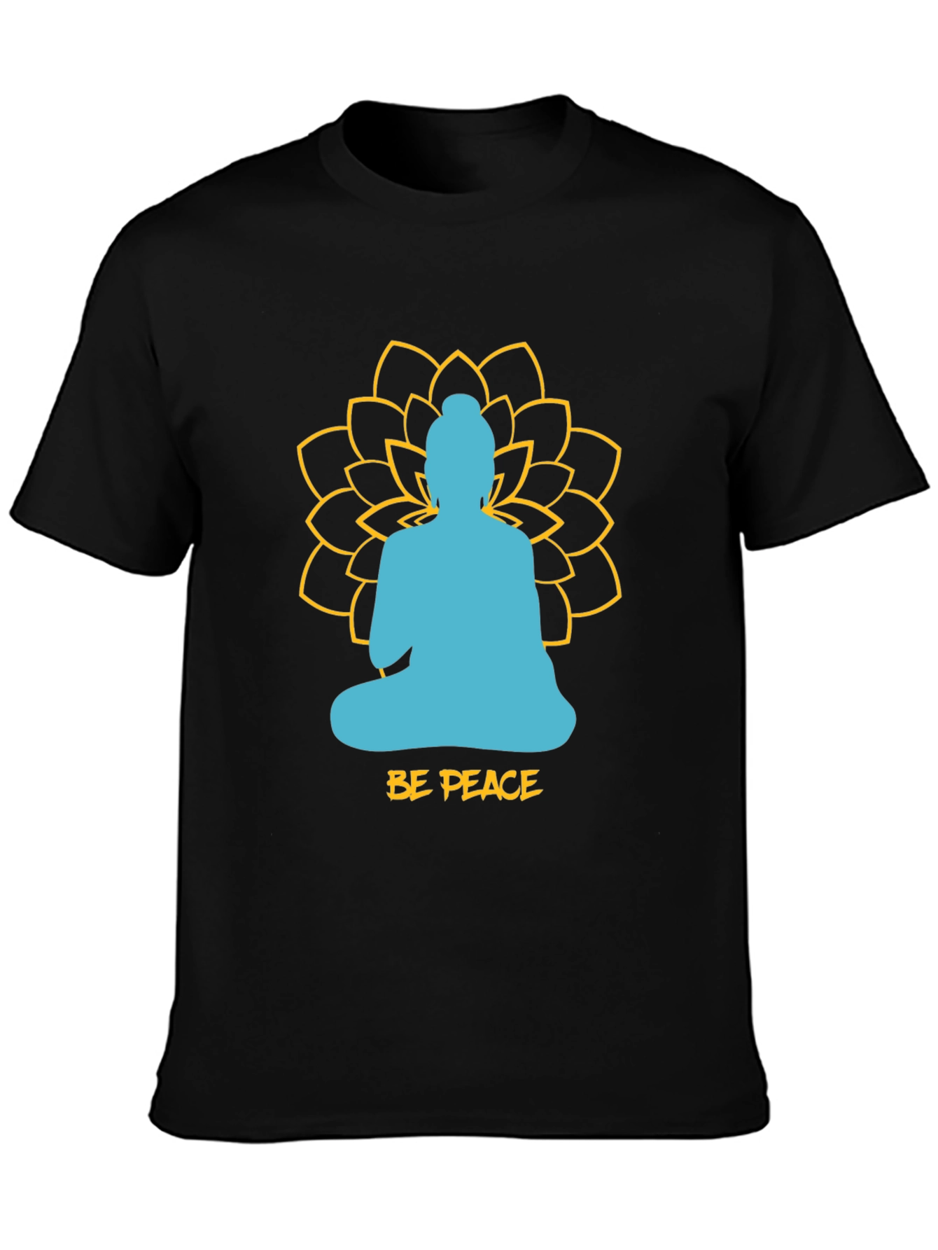 Be Peace Buddha Graphic Tee - Relaxed Fit