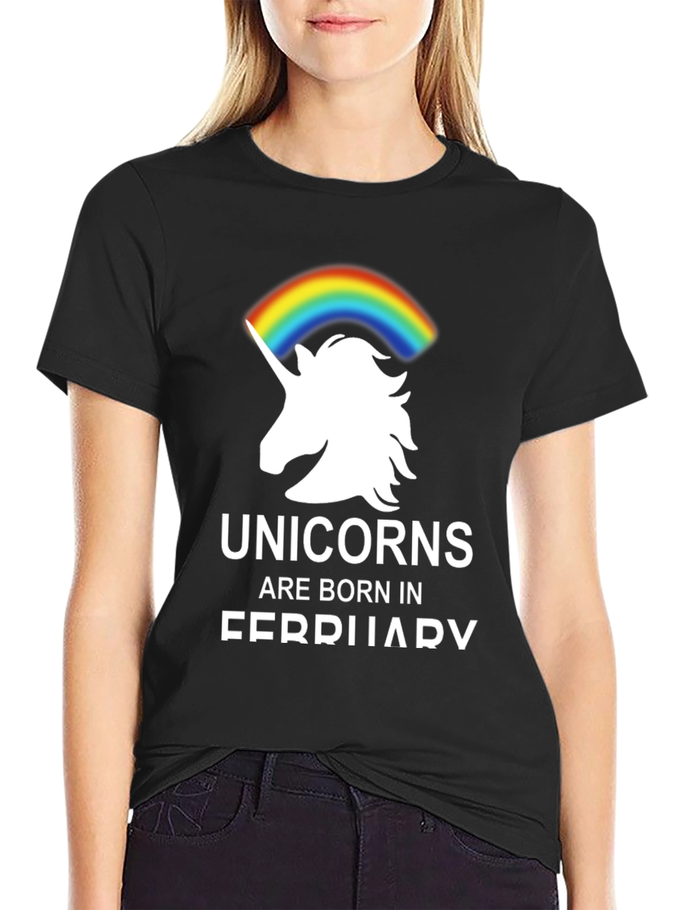 Unicorns Born in February T-Shirt