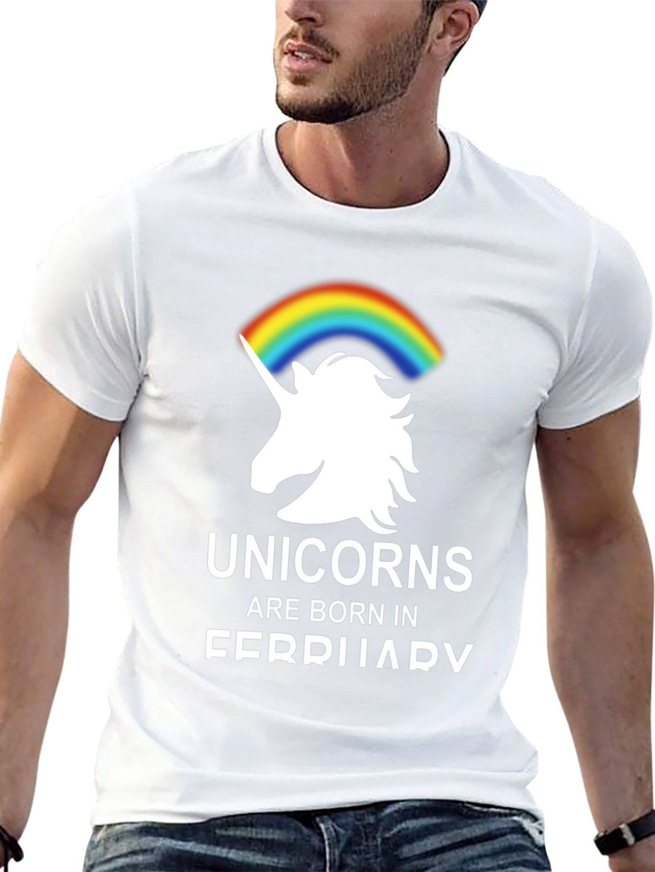 Unicorns Born in February T-Shirt