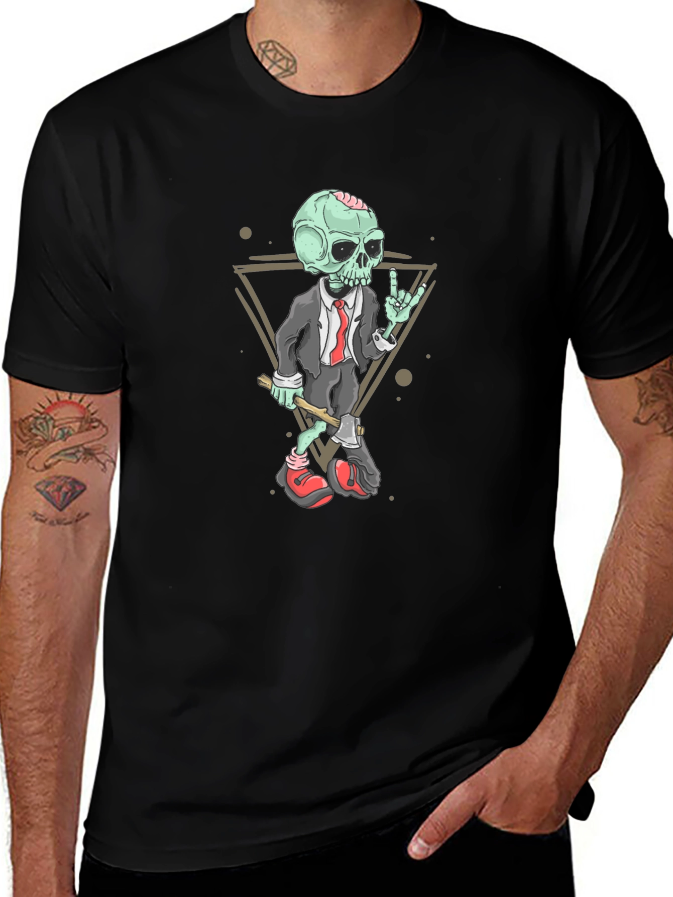 Zombie Dude T-Shirt - Rock On!