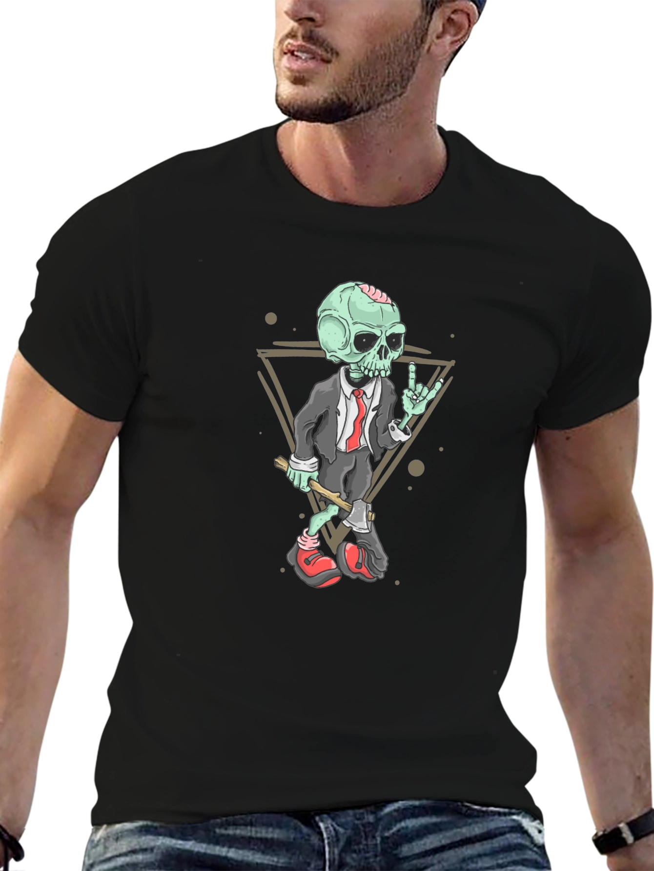 Zombie Dude T-Shirt - Rock On!