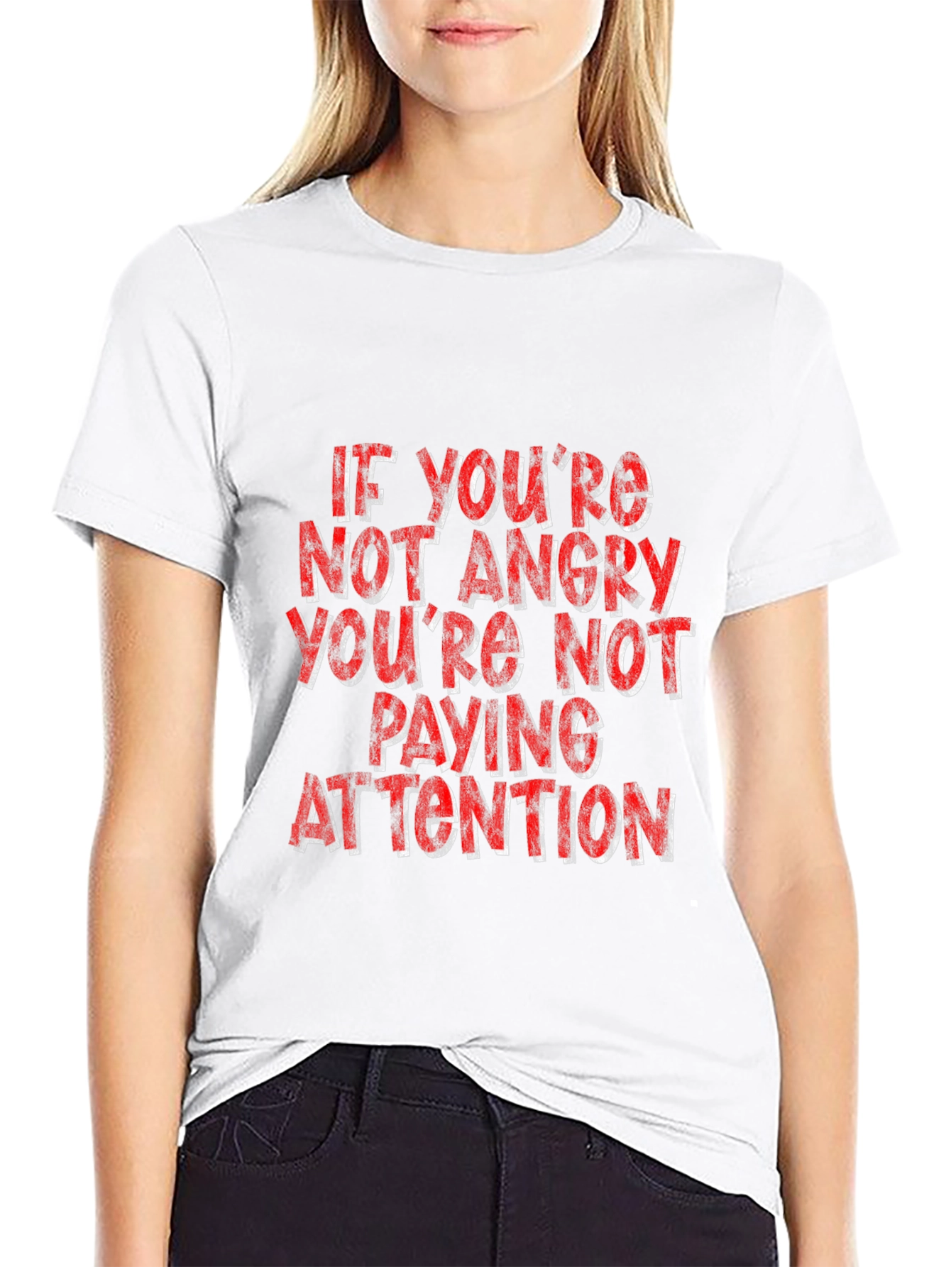 Angry Attention Graphic Tee