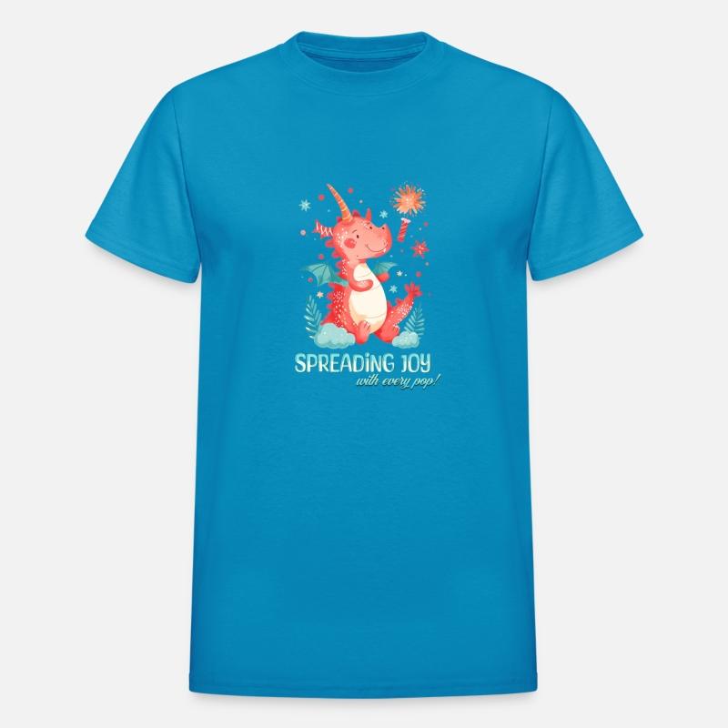 Cheerful Dragon Spreading Joy with every Pop