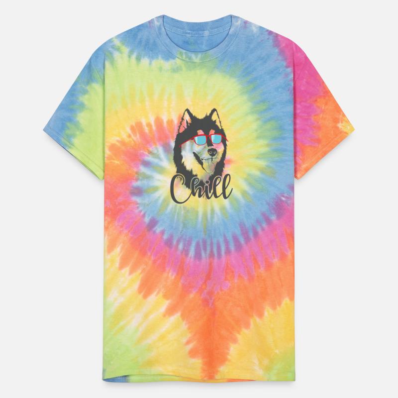 Chill Dog with cool Glasses Alaskan Malamute