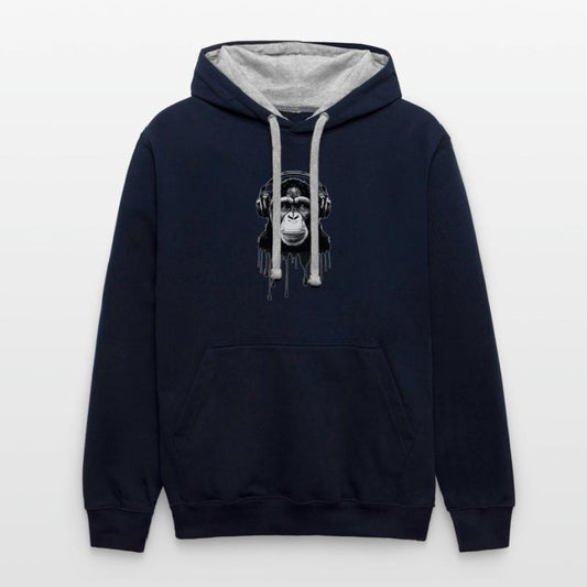 Chimpanzee with Headphones Monkey Music DJ