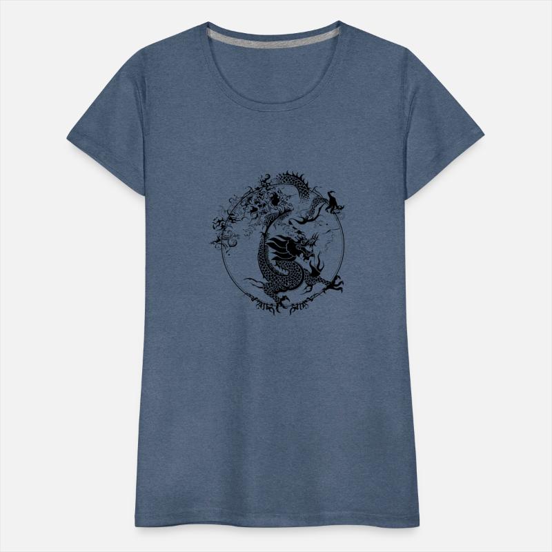 Chineese DRAGON black and white design